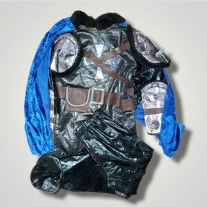 teetot & costume Youth medieval times blue costume M 7 8